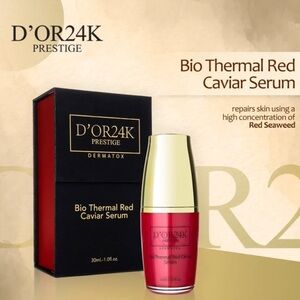 D’OR24K Prestige Dermatox Bio Thermal Red Caviar serum 1.35 Fl oz NEW IN BOX